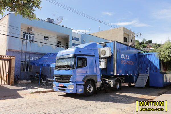 14/02/2018: Esta em Mutum-MG, a carreta do projeto “Cinema é para você, sim!”. Uma parceria Ministério da Cultura e Caixa Seguradora.