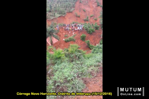 15/12/2016: Córrego Novo Horizonte – Distrito de Imbiruçu.